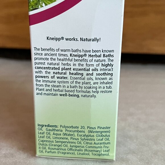 KNEIPP -- Herbal Bath Muscle Soother - Juniper -- Set of 2 - Picture 10 of 10